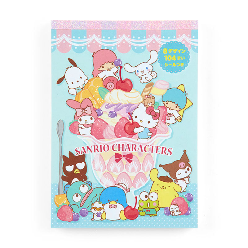Sanrio Characters Memo Pad &amp; Sticker Set Stationery Japan Original   