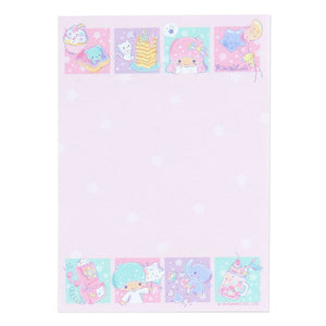 LittleTwinStars Memo Pad & Sticker Set Stationery Japan Original   