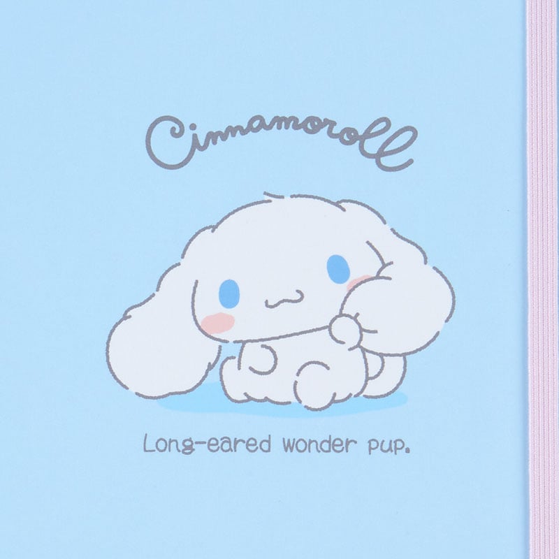 Cinnamoroll Lined Notebook (Elastic Closure) Stationery Japan Original   
