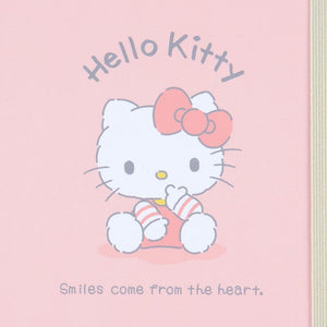 Hello Kitty Lined Notebook (Elastic Closure) Stationery Japan Original   