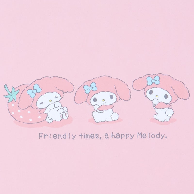 My Melody Lined Notebook (Elastic Closure) Stationery Japan Original   