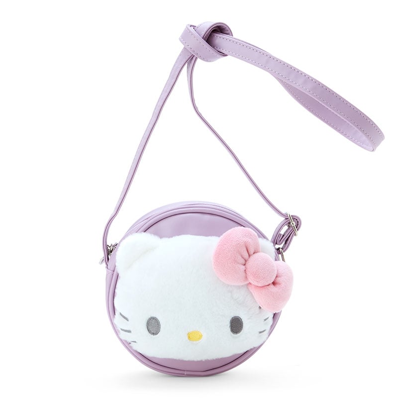 Hello Kitty Plush Round Crossbody Bag Bags Japan Original   