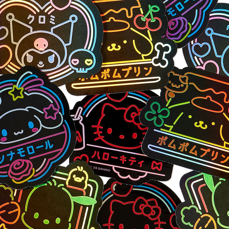 Sanrio Characters 10-Piece Sticker Pack (Vivid Series) Stationery Japan Original   