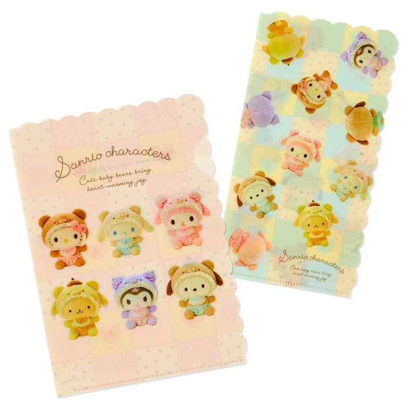 Sanrio Characters File Folder Set (Baby Bear Series) Stationery Japan Original   