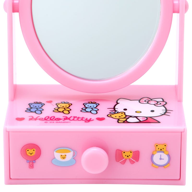 Kawaii Hello Kitty bricolage miroir Mini plein diamant miroirs de poche Kawaii Hello Kitty bricolage miroir Mini plein diamant miroirs de poche