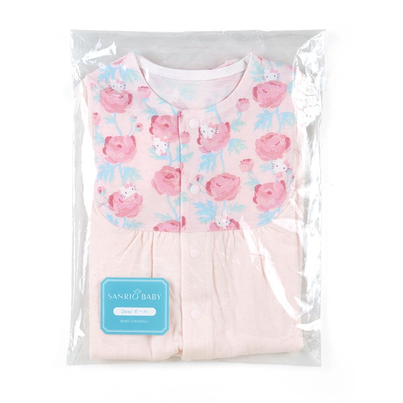 Sanrio Baby Organic Cotton Hello Kitty Convertible Gown Kids Japan Original   