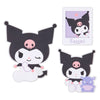 Kuromi 3-pc Dress Your Tech Sticker Set Stationery Japan Original   