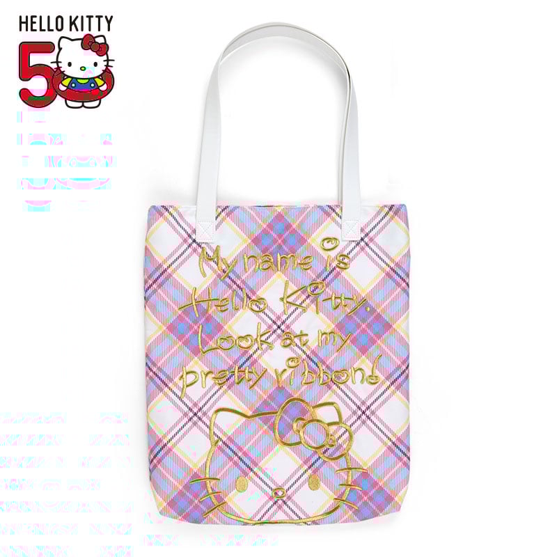 Hello Kitty Tote Bag (Hello Kitty Dress Tartan Series) Bags Japan Original   
