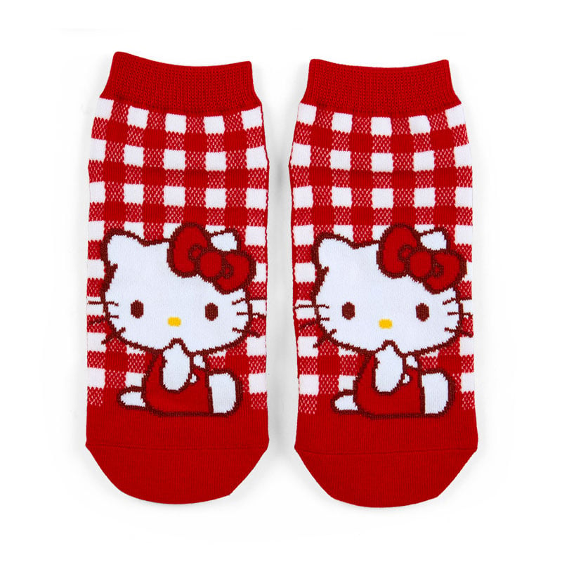 Hello Kitty Checkered Ankle Socks Accessory Japan Original   