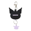 Kuromi Bestie Face Badge Reel Accessory Japan Original   