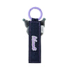 Kuromi Logo Keychain (Denim Patch Series) Accessory Japan Original