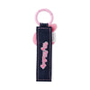 My Melody Logo Keychain (Denim Patch Series) Accessory Japan Original