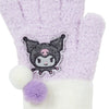 Kuromi Kids Expandable Cozy Gloves Accessory Japan Original   