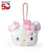 Hello Kitty Plush ID Card Holder 50th Anniv. (Fashionable Ribbons Series) Accessory Japan Original