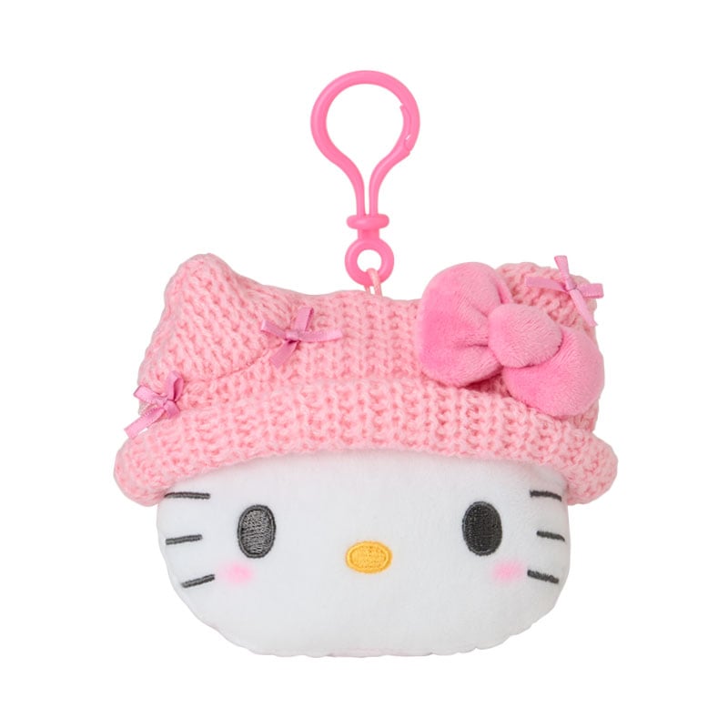 N3798 HELLOKITTY 雑貨まとめ☆ Hello Kitty Cozy Cap Mascot Clip Pouch