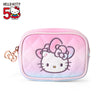 Hello Kitty Mini Zipper Pouch 50th Anniv. (Fashionable Ribbons Series) Bags Japan Original