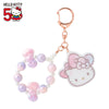 Hello Kitty Beaded Bag Charm 50th Anniv. (Fashionable Ribbons Series) Accessory Japan Original