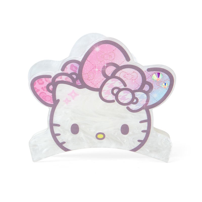 Hello Kitty Hair Clip 50th Anniv. (Fashionable Ribbons Series) Accessory Japan Original