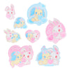 Jewelpet 16-pc Sticker Pack (Heisei Fluffy Heart Series) Stationery Japan Original