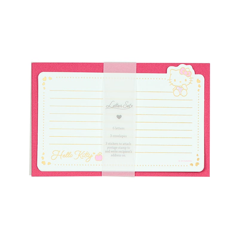 Hello Kitty Classic Enclosure Letter Set Stationery Japan Original