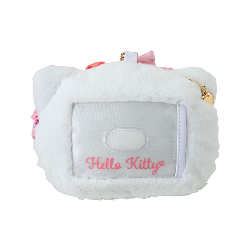 Hello Kitty Plush ID Card Holder (Dolly Rose Design Series) Accessory Japan Original