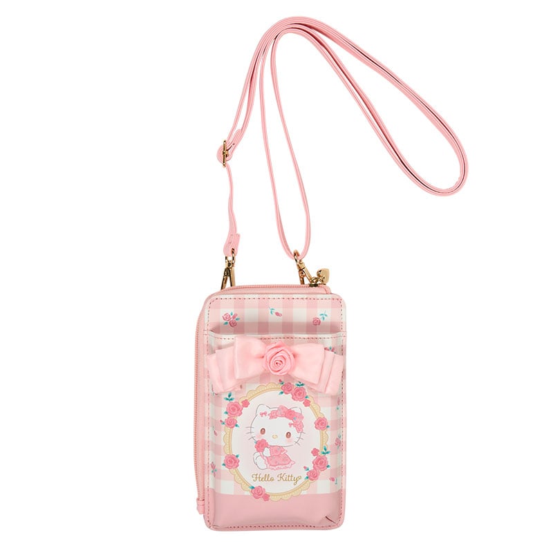 Hello Kitty Crossbody Phone Bag (Dolly Rose Design Series) Accessory Japan Original