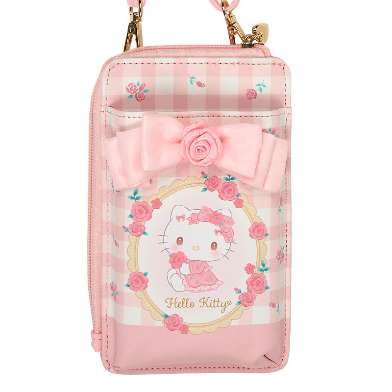 Hello Kitty Crossbody Phone Bag (Dolly Rose Design Series) Accessory Japan Original