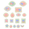 LittleTwinStars 51-pc Mini Sticker Pack (Pastel Frame Design Series) Stationery Japan Original