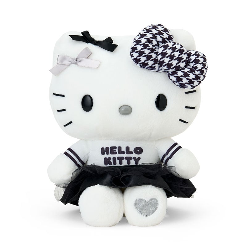 Hello Kitty 8" Plush (Silver Houndstooth Series) Plush Japan Original