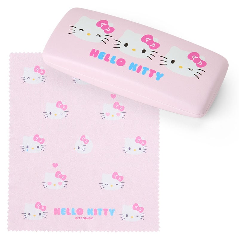 Hello Kitty Pink Glasses Case- set of 2 Sunglass / Eyeglass Fabric Cases - Two Hello Kitty Prints in  main image 2