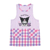 Kuromi Gingham Pinafore Apron Home Goods Japan Original