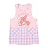 My Melody Gingham Pinafore Apron Home Goods Japan Original