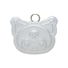 Kuromi Mini Zipper Pouch (Silver Houndstooth Series)