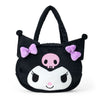 Kuromi Plush Face Tote Bag Bags Japan Original