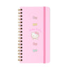 Hello Kitty Slim Spiral Notebook (Elastic Closure) Stationery Japan Original
