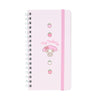 My Melody Slim Spiral Notebook (Elastic Closure) Stationery Japan Original