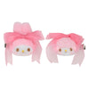 My Melody & My Sweet Piano Plush Hair Clip Set (50th Anniv. Ribbon Series) Accessory Japan Original