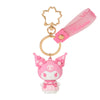 Kuromi Signature Keychain (Sakura Petals Series) Accessory Japan Original