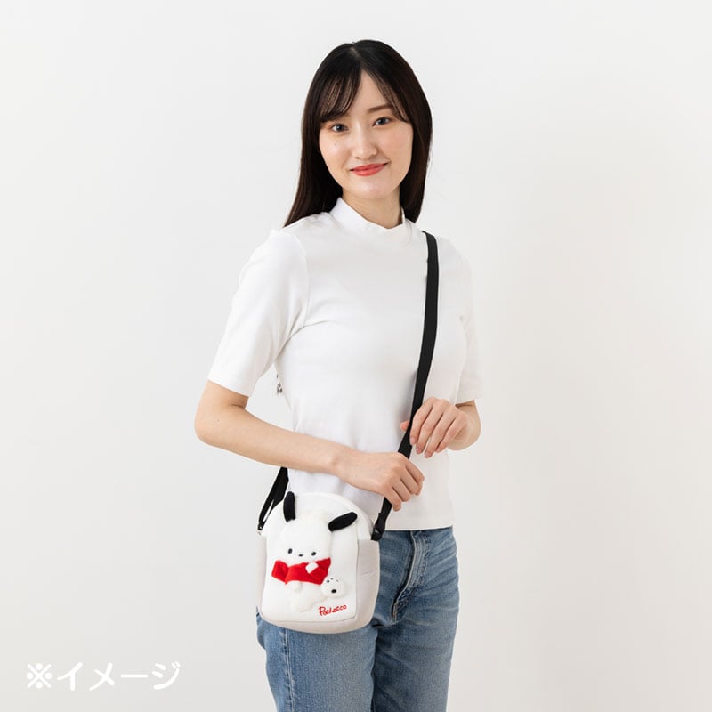 Pochacco Plush Crossbody Bag (Dress-up Series) Bags Japan Original