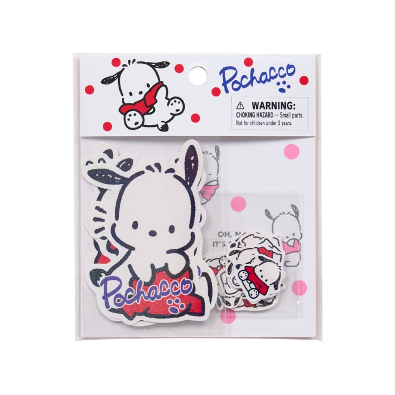 Pochacco 24-Pc Mini Sticker Pack (Dress-up Series) Stationery Japan Original