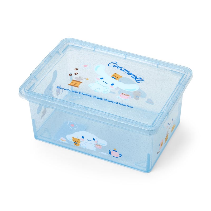 Cinnamoroll Clear Glitter Storage Bin (S) display picture 1