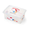 Hello Kitty Clear Glitter Storage Bin (S) Home Goods Japan Original