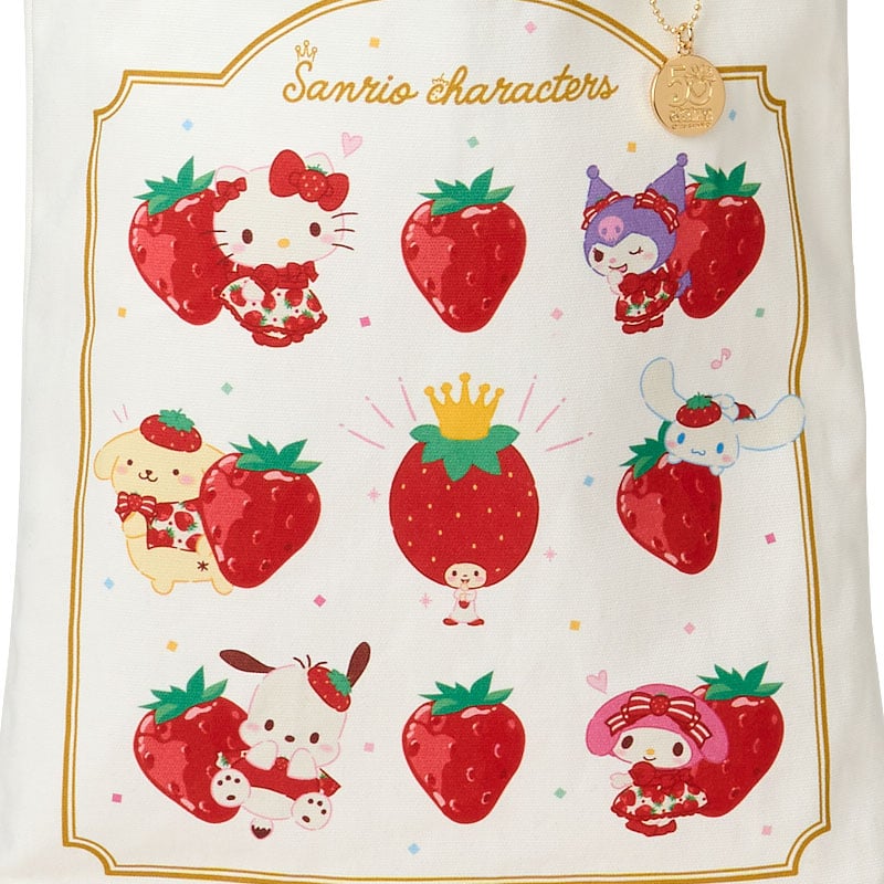 Sanrio Characters Tote Bag (Strawberry News 50th Anniv. Series) Bags Japan Original