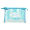Cinnamoroll Clear Gingham Zipper Pouch Bags Japan Original