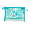 Hangyodon Clear Gingham Zipper Pouch Bags Japan Original