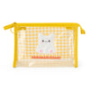 Hanamaruobake Clear Gingham Zipper Pouch Bags Japan Original