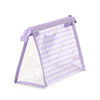 Kuromi Clear Gingham Zipper Pouch Bags Japan Original