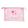 My Melody Clear Gingham Zipper Pouch Bags Japan Original