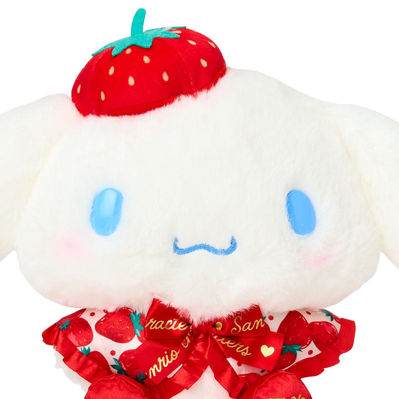 cinnamoroll dressed as love-a-lot bear 8 8" Fun-Size Plush, Pink - Soft, Huggab edition plush serves as a heartwarming gift for fans of all ages who celebrate friendship and love. Hello Kitty and Friends X