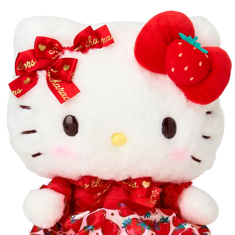 Hello Kitty 8" Plush (Strawberry News 50th Anniv. Series) Plush Japan Original
